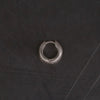 Parts of Four Hoop Hoop Earrings Collection III Highly Handcrafted PS4-2035-5-MA-YGCY Matte Sterling Silver 13mm PPOF58